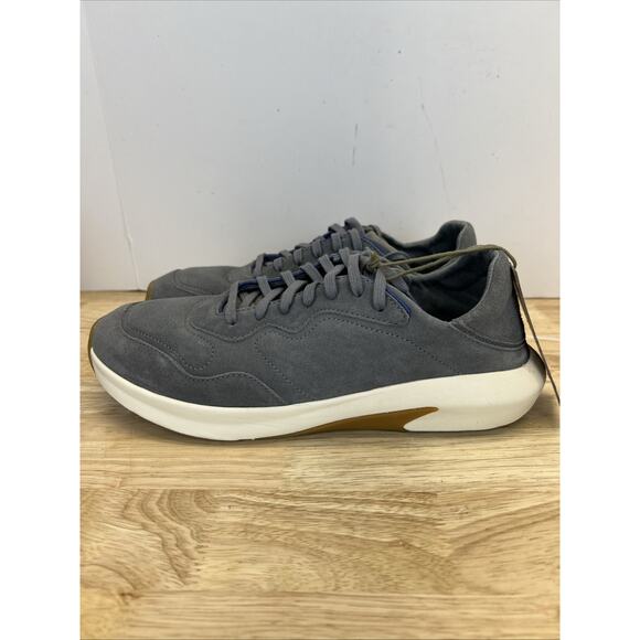 OluKai Koheo Men’s Charcoal Gray Suede Leather Sneakers Comfort Shoes Size 9.5 main image 11